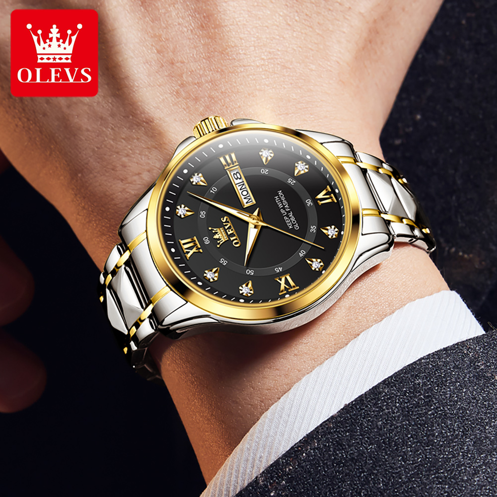 Olevs relógios masculinos de l - Luxury Watch Top 10 avaliação e preço