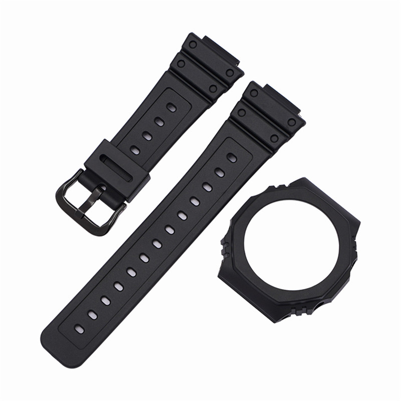 Pulseira de resina + capa para - Casio Watch G-Shock Ga-2100 avaliação e preço
